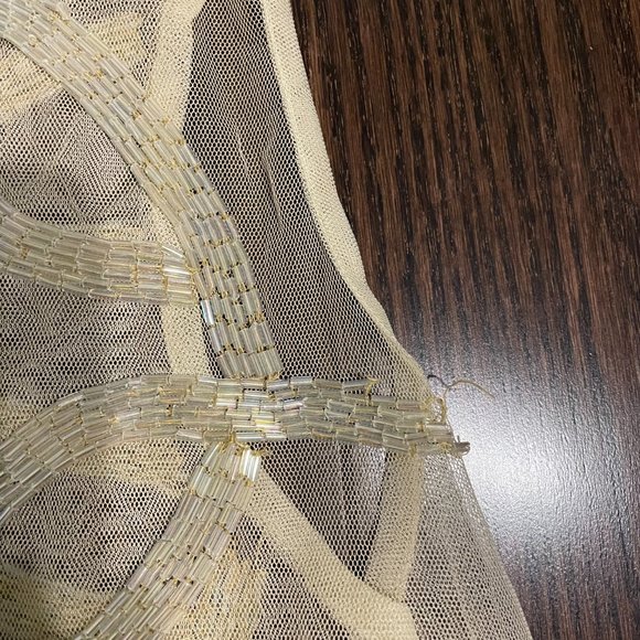 Costa Blanca Beaded Mesh Top - Picture 8 of 10